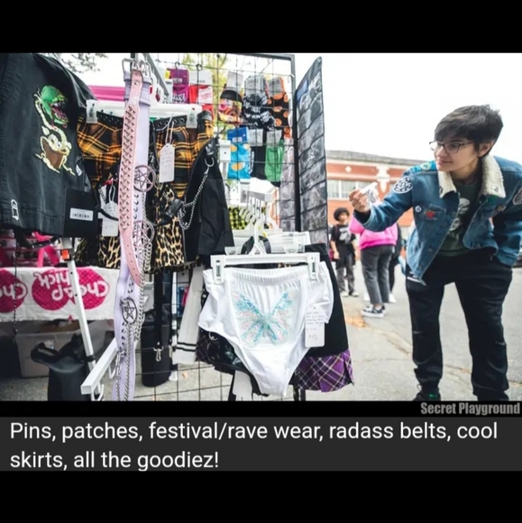 NEW PICS! Custom RAGE Jackets, shorts, skirts & jeans- live festival selling! - Picture 14 of 16